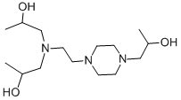 1-(2-(N,N-BIS-(2-HYDROXYPROPYL)-AMINO)-ETHYL)-4-(2-HYDROXYPROPYL)-PIPERAZINE CAS#: 3768-41-0