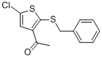 1-(2-(benzylthio)-5-chlorothiophen-3-yl)ethanone CAS#: 160982-09-2