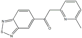 1-(2,1,3-Benzothiadiazol-5-yl)-2-(6-Methyl-2-pyridinyl)ethanone CAS#: 364050-23-7