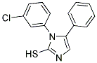 1-(3-CHLOROPHENYL)-5-PHENYL-1H-IMIDAZOLE-2-THIOL CAS#: 30192-78-0