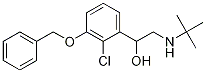 1-(3-(benzyloxy)-2-chlorophenyl)-2-(tert-butylaMino)ethanol CAS#: 343973-86-4