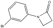 1-(3-broMophenyl)azetidin-2-one CAS#: 38560-28-0