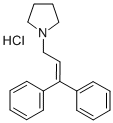 1-(3,3-Diphenylallyl)pyrrolidine hydrochloride CAS#: 30778-26-8