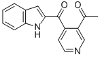 1-(4-((1H)-Indol-2-ylcarbonyl)-3-pyridinyl)ethanone CAS#: 348085-14-3