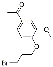 1-(4-(3-bromopropoxy)- 3-methoxyphenyl)ethanone CAS#: 3245-49-6