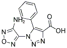 1-(4-AMINO-1,2,5-OXADIAZOL-3-YL)-5-PHENYL-1H-1,2,3-TRIAZOLE-4-CARBOXYLIC ACID CAS#: 296791-84-9