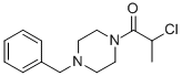 1-(4-BENZYLPIPERAZINO)-2-CHLOROPROPAN-1-ONE CAS#: 301334-99-6