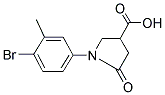 1-(4-BROMO-3-METHYLPHENYL)-5-OXOPYRROLIDINE-3-CARBOXYLIC ACID CAS#: 361463-74-3