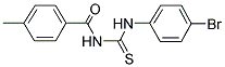 1-(4-BROMOPHENYL)-3-(4-METHYLBENZOYL)THIOUREA CAS#: 300819-90-3