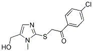 1-(4-CHLOROPHENYL)-2-([5-(HYDROXYMETHYL)-1-METHYL-1H-IMIDAZOL-2-YL]SULFANYL)-1-ETHANONE CAS#: 338422-49-4