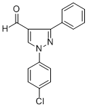 1-(4-CHLOROPHENYL)-3-PHENYL-1H-PYRAZOLE-4-CARBALDEHYDE CAS#: 36640-48-9