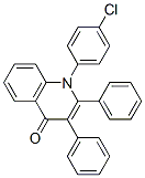 1-(4-Chlorophenyl)-2,3-diphenyl-4(1H)-quinolinone CAS#: 36843-27-3