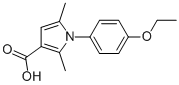 1-(4-ETHOXYPHENYL)-2,5-DIMETHYL-1H-PYRROLE-3-CARBOXYLIC ACID CAS#: 3807-59-8