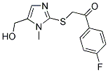 1-(4-FLUOROPHENYL)-2-([5-(HYDROXYMETHYL)-1-METHYL-1H-IMIDAZOL-2-YL]SULFANYL)-1-ETHANONE CAS#: 338422-62-1