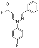 1-(4-Fluorophenyl)-3-phenyl-1H-pyrazole-4-carboxaldehyde CAS#: 36640-47-8