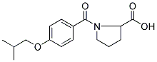 1-(4-ISOBUTOXY-BENZOYL)-PYRROLIDINE-2-CARBOXYLIC ACID CAS#: 303729-54-6