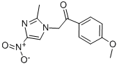 1-(4-METHOXYPHENYL)-2-(2-METHYL-4-NITRO-1H-IMIDAZOL-1-YL)ETHAN-1-ONE CAS#: 300395-93-1