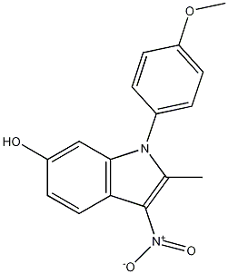 1-(4-Methoxyphenyl)-2-methyl-3-nitro-1H-indol-6-ol CAS#: 147591-46-6