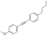 1-(4-N-BUTYLPHENYL)-2-(4-METHOXYPHENYL)ACETYLENE CAS#: 35684-12-9