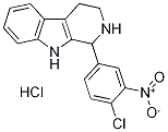 1-(4-chloro-3-nitrophenyl)-2,3,4,9-tetrahydro-1H-beta-carboline hydrochloride CAS#: 3380-78-7