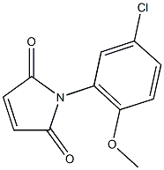1-(5-CHLORO-2-METHOXY-PHENYL)-PYRROLE-2,5-DIONE CAS#: 39900-81-7