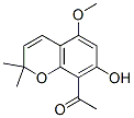 1-(7-Hydroxy-5-methoxy-2,2-dimethyl-2H-chromen-8-yl)ethanone CAS#: 484-18-4