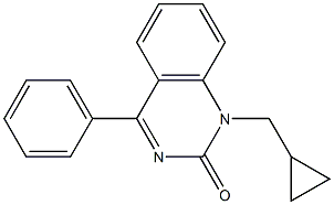 1-(CyclopropylMethyl)-4-phenylquinazolin-2(1H)-one CAS#: 33453-22-4