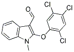 1-METHYL-2-(2,4,5-TRICHLOROPHENOXY)-1H-INDOLE-3-CARBALDEHYDE CAS#: 338416-88-9