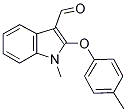 1-METHYL-2-(4-METHYLPHENOXY)-1H-INDOLE-3-CARBALDEHYDE CAS#: 338416-21-0