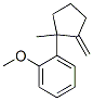 1-Methoxy-2-(1-methyl-2-methylenecyclopentyl)benzene CAS#: 39877-94-6