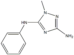 1-Methyl-N5-phenyl-1H-1,2,4-triazole-3,5-diaMine CAS#: 37634-00-7