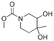 1-Piperidinecarboxylic acid, 3,4-dihydroxy-4-methyl-, methyl ester CAS#: 339366-37-9
