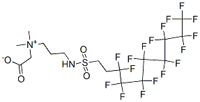 1-Propanaminium, N-(carboxymethyl)-3-(3,3,4,4,5,5,6,6,7,7,8,8,9,9,10,10,10-heptadecafluorodecyl)sulfonylamino-N,N-dimethyl-, inner salt CAS#: 34455-21-5