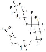 1-Propanaminium, N-(carboxymethyl)-3-(3,3,4,4,5,5,6,6,7,7,8,8,9,9,10,10,11,11,12,12,12-heneicosafluorododecyl)sulfonylamino-N,N-dimethyl-, inner salt CAS#: 34455-35-1