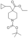 1-TERT-BUTYL 4-ETHYL 4-(CYCLOPROPYLMETHYL)PIPERIDINE-1,4-DICARBOXYLATE CAS#: 363192-55-6