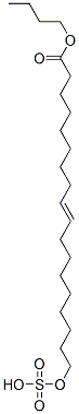 1-butyl (sulphooxy)-9-octadecenoate CAS#: 38621-44-2