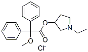 (1-ethyl-2,3,4,5-tetrahydropyrrol-3-yl) 2-methoxy-2,2-diphenyl-acetate chloride CAS#: 3043-03-6