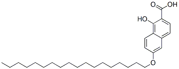 1-hydroxy-6-(octadecyloxy)-2-naphthoic acid CAS#: 38134-94-0