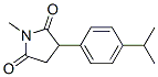 1-methyl-3-(4-(1-methylethyl)phenyl)-2,5-pyrrolidinedione CAS#: 34319-18-1