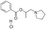 1-pyrrolidin-1-ylpropan-2-yl benzoate hydrochloride CAS#: 36846-57-8