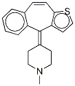 10-Deoxo-9,10-dehydro Ketotifen CAS#: 4673-38-5