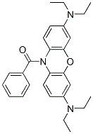 10-benzoyl-N,N,N',N'-tetraethyl-10H-phenoxazine-3,7-diamine CAS#: 37060-36-9