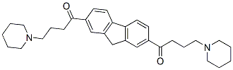 1,1'-(9H-fluorene-2,7-diyl)bis(4-piperidinobutan-1-one) CAS#: 34927-63-4