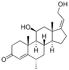 11-beta,21-dihydroxy-6-alpha-methylpregna-4,17(20)-dien-3-one CAS#: 3386-04-7