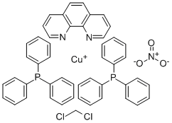 (1,10-PHENANTHROLINE)BIS(TRIPHENYLPHOSPHINE)COPPER (I) NITRATE DICHLOROMETHANE ADDUCT CAS#: 33989-10-5