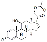 11beta,21-dihydroxypregna-1,4,16-triene-3,20-dione 21-acetate CAS#: 3044-42-6