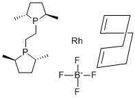 (+)-1,2-BIS((2R,5R)-2,5-DIMETHYLPHOSPHOLANO)ETHANE(CYCLOOCTADIENE)RHODIUM (I) TETRAFLUOROBORATE CAS#: 305818-67-1