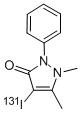 1,2-Dihydro-4-(131I)iodo-1,5-dimethyl-2-phenyl-3H-pyrazol-3-one CAS#: 3791-63-7
