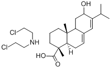 12-Hydroxyabietic acid bis(2-chloroethyl)amine CAS#: 38234-12-7
