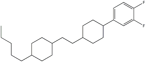 1,2-difluoro-4-(4-(2-(4-pentylcyclohexyl)ethyl)cyclohexyl)benzene CAS#: 117923-21-4